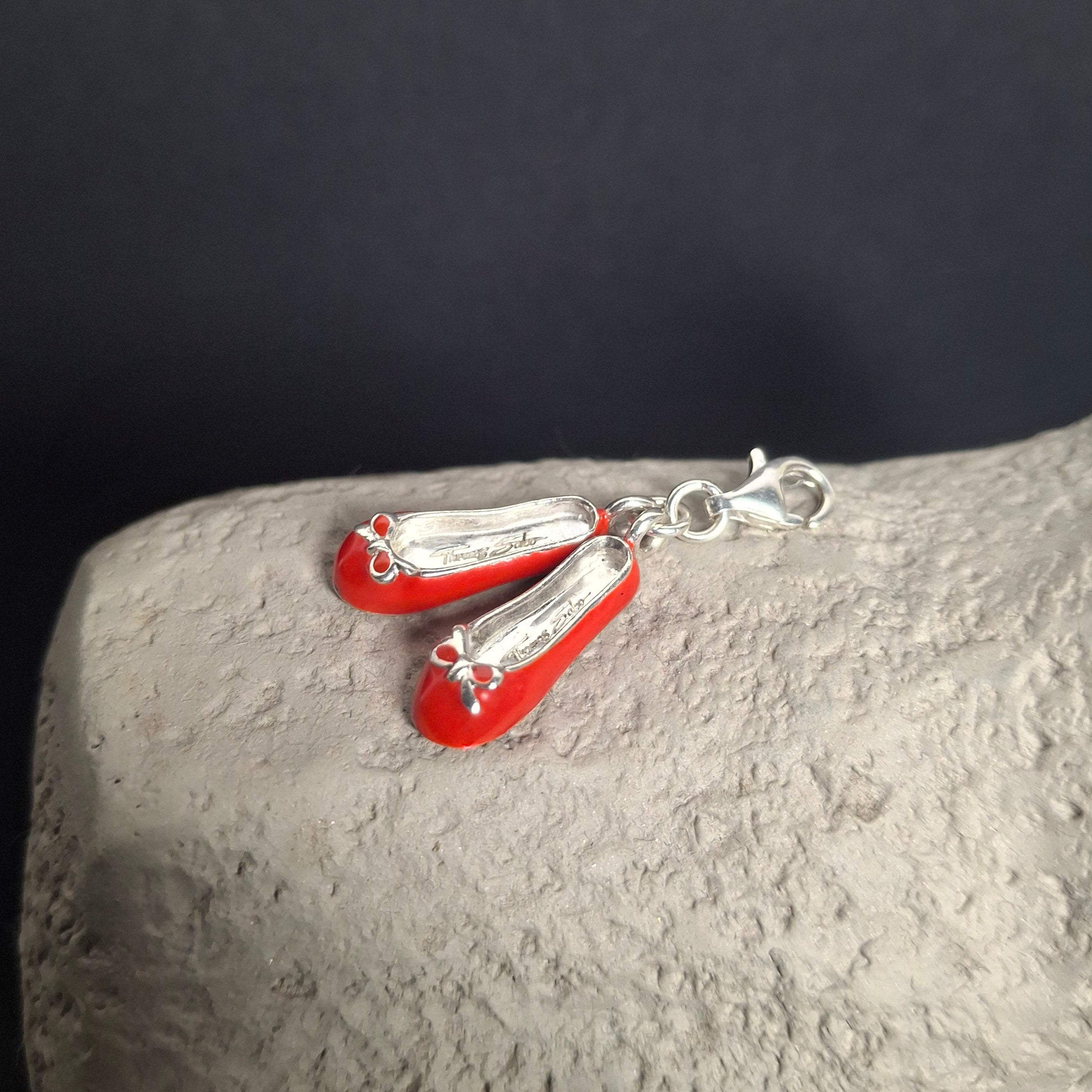 Thomas Sabo Red Ballet Shoes Slipper Charm – view 4