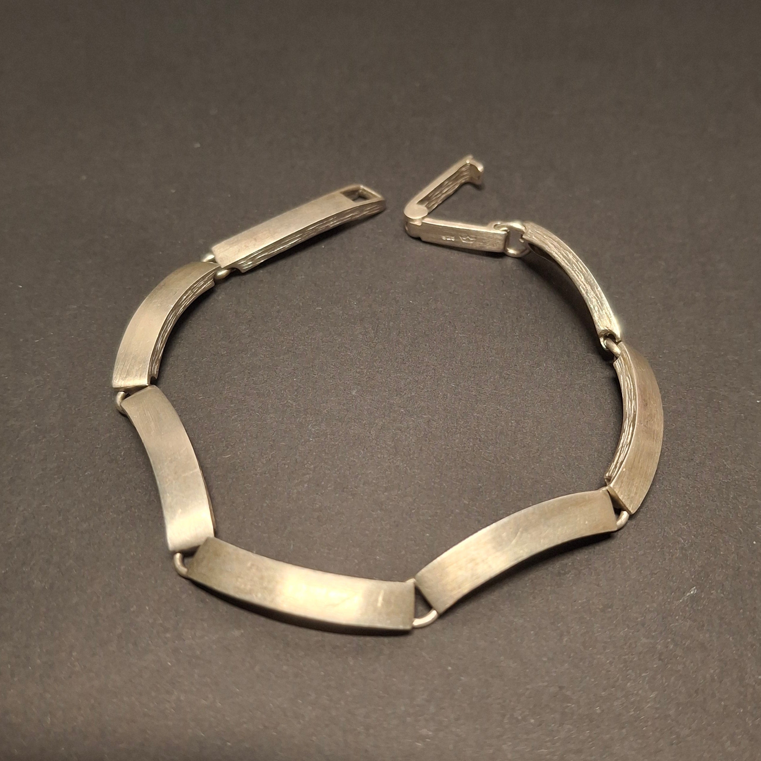 Vintage Modernist Panel Link Bracelet – view 3