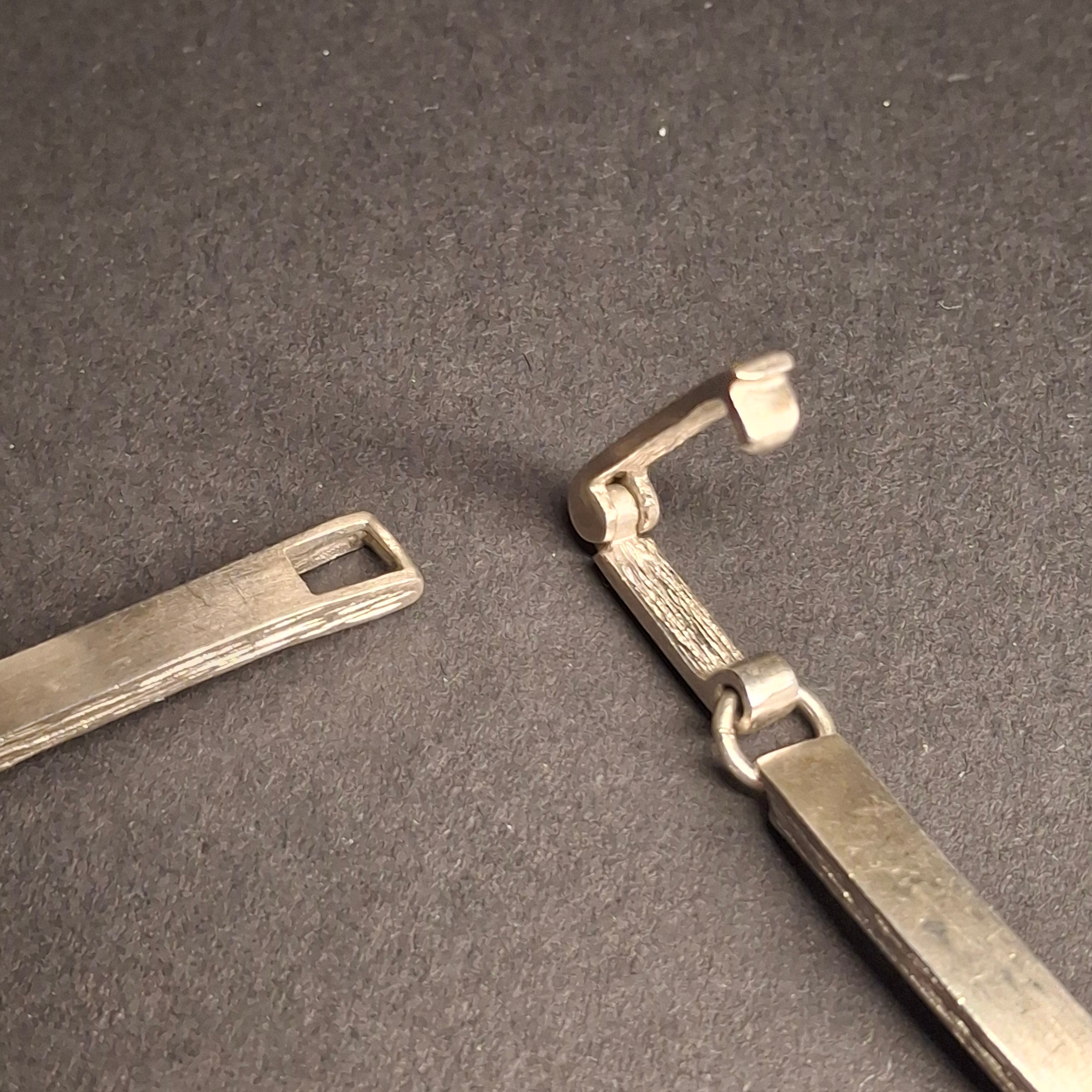 Vintage Modernist Panel Link Bracelet – view 5